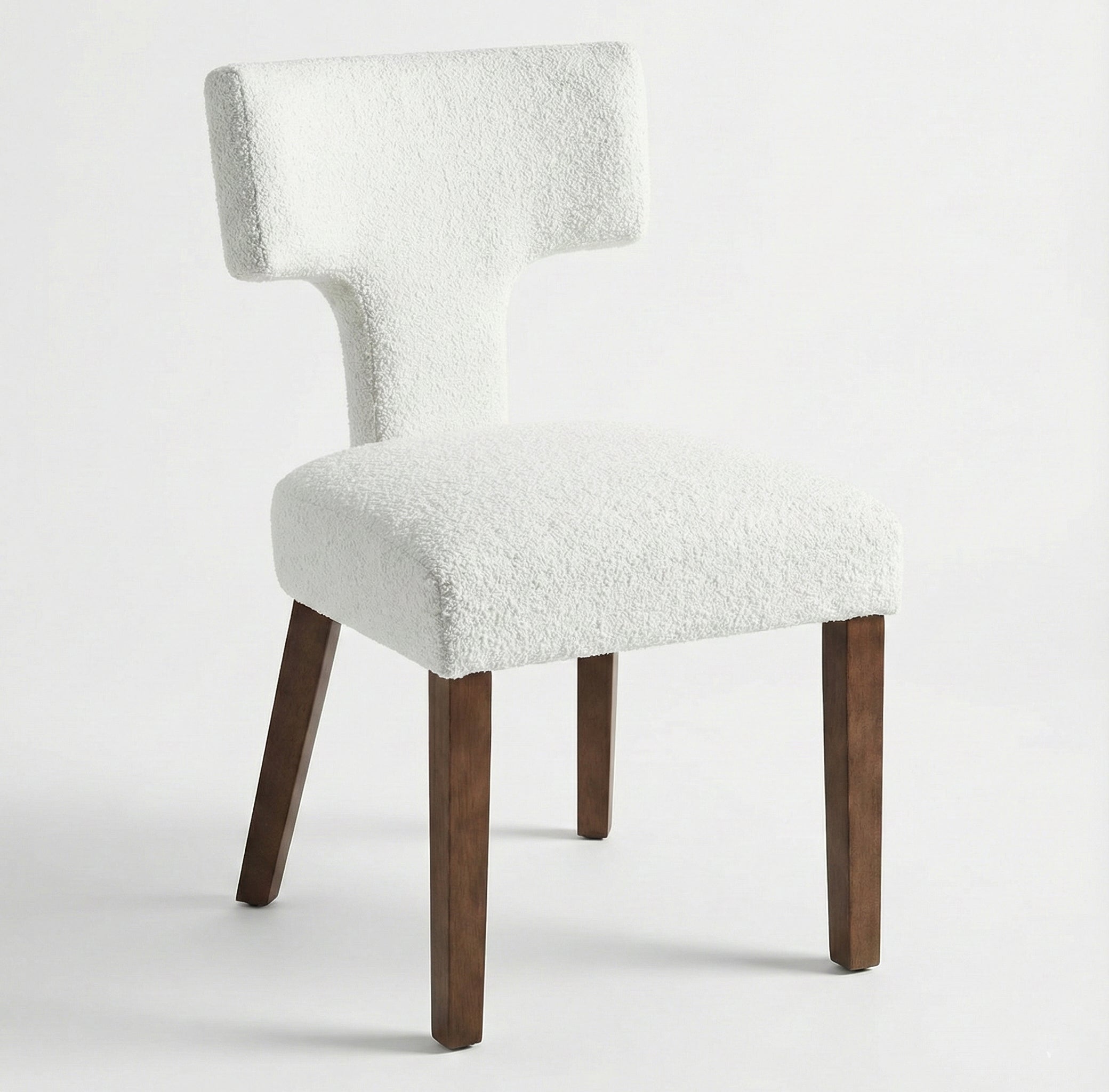 Cyber Homemake ● Silla de Comedor Moderna de Terciopelo Bouclé 2 piezas