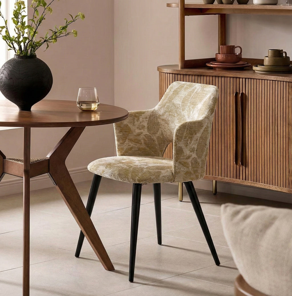 Cyber Homemake ● Silla de Comedor Moderna Estilo Nórdico con Brazos (2 piezas)