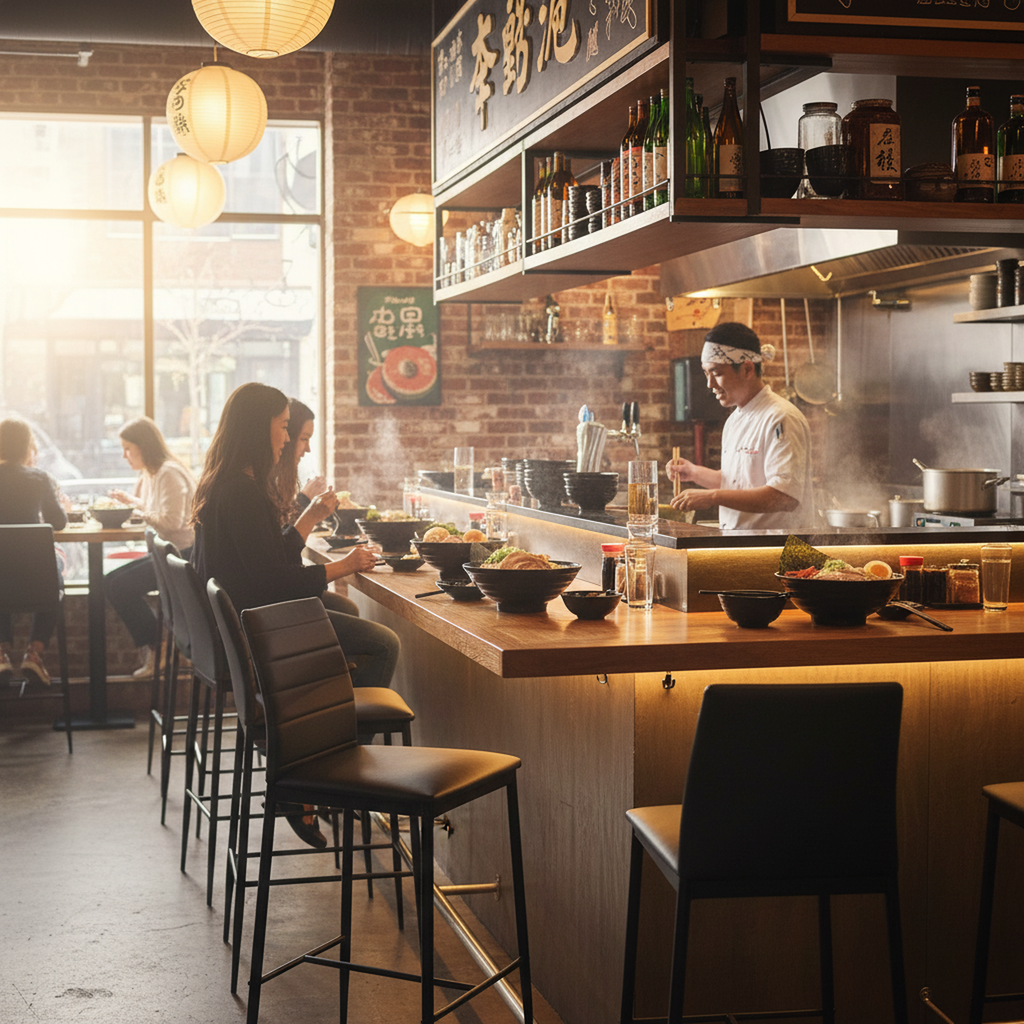 Juego de 2 Taburetes de Bar ContemporáNeos Respaldo Alto Negro