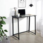 Mesa de Ordenador Plegable para El Hogar Ahorra Espacio 80 X 44 X 74 cm Negro