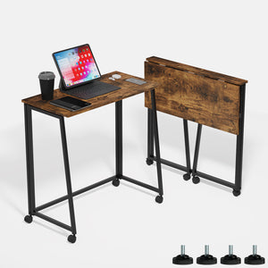 Escritorio Plegable con Ruedas 80 x 44 x 74 cm (Vintage)