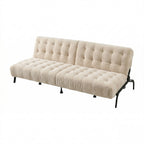 Cyber Homemake ● Sofá Cama Moderno sin Brazos con Muelles (Beige)