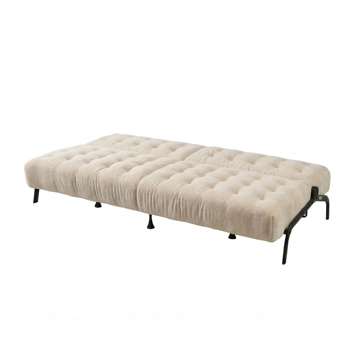 Cyber Homemake ● Sofá Cama Moderno sin Brazos con Muelles (Beige)
