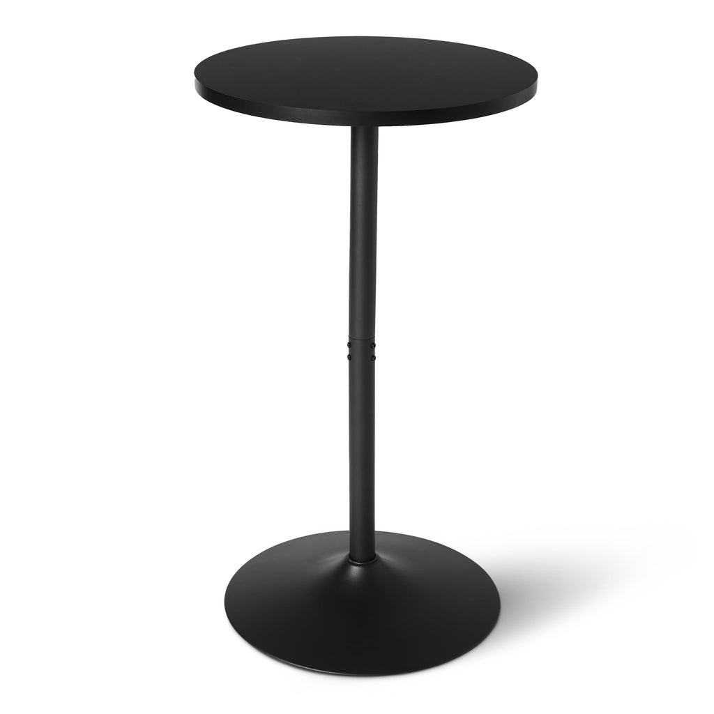 Mesa Alta Redonda de Altura Fija (Negro)