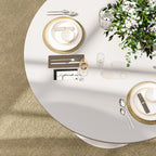 Mesa de Comedor Redonda Pequeña Eames de 2 a 4 Plazas Color Blanco