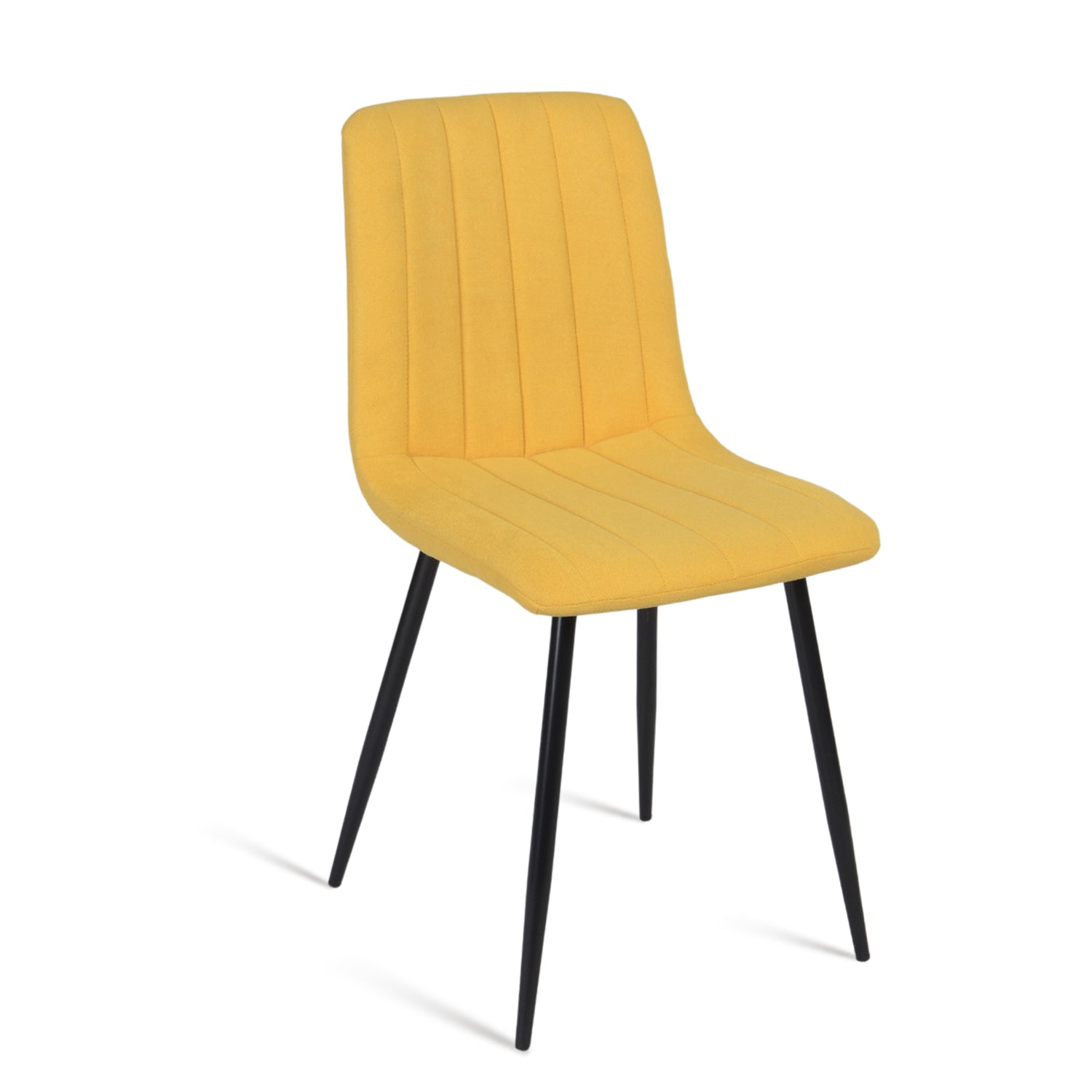 Juego de 4 Sillas para Comedor Amarillo