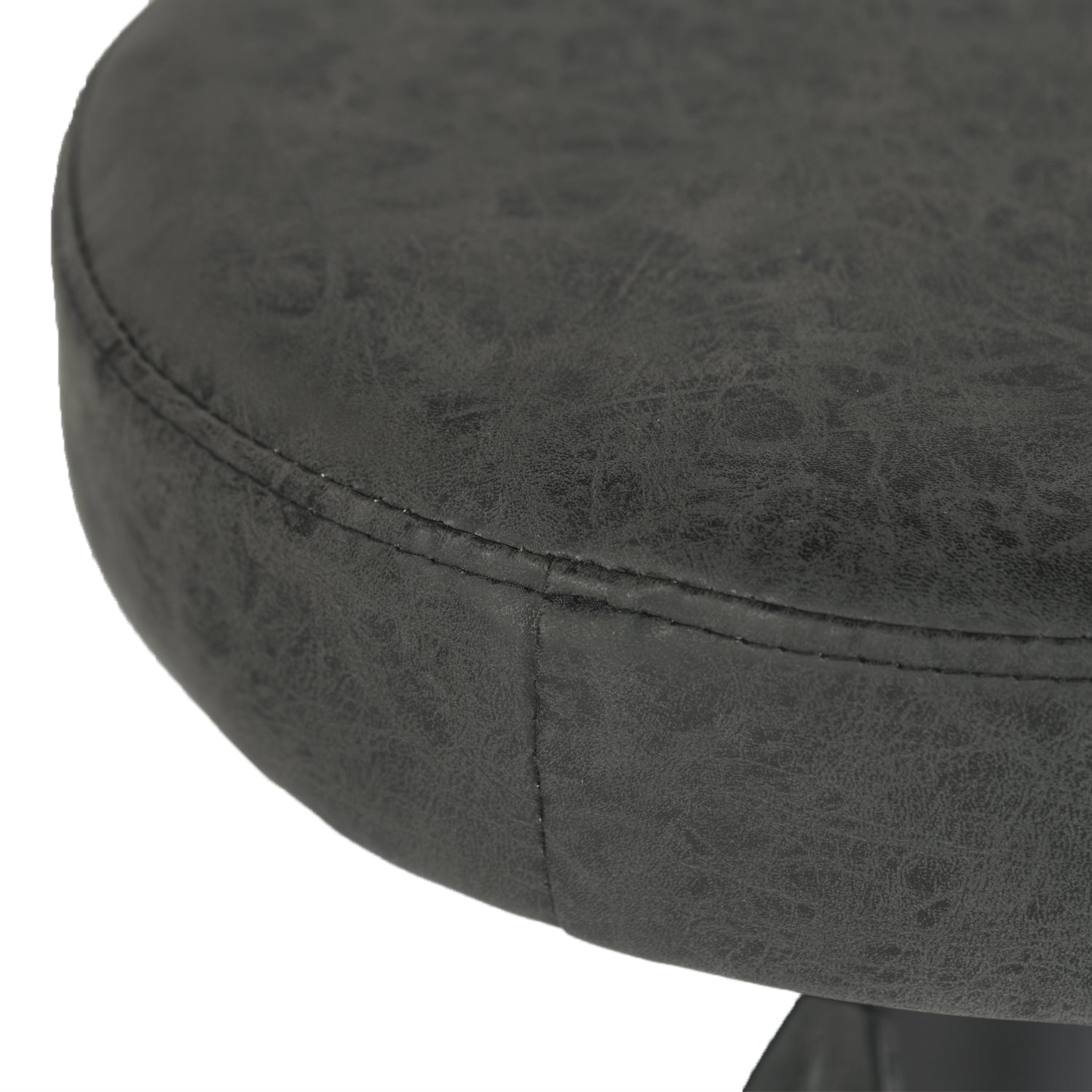 Conjunto de Mesa y Sillas de Bar Redondas Modernas (Negro)