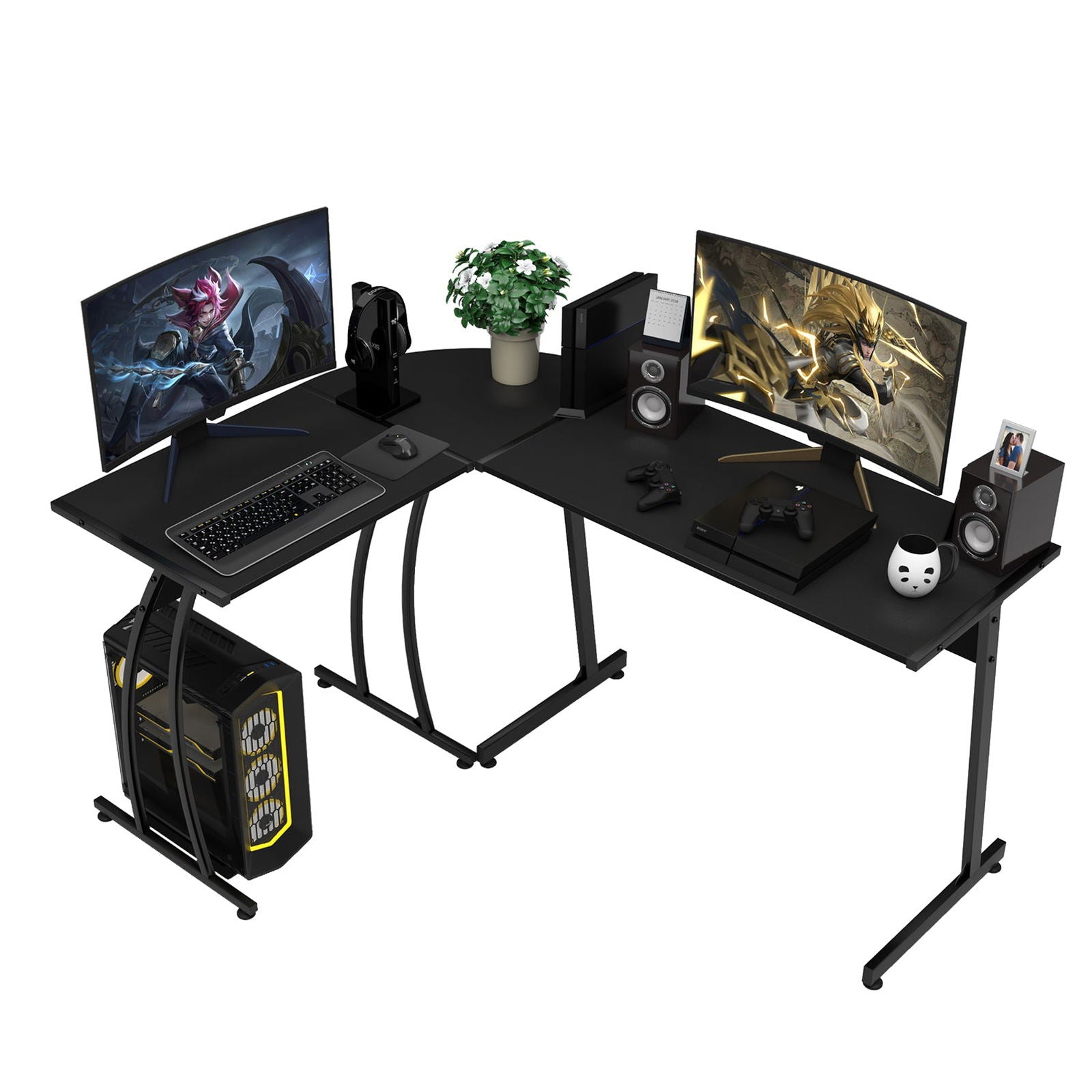 Negro Escritorio de L