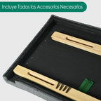 Cabecera de Cama Twin Tapizada con Altura Ajustable Patas de Madera Acolchada (Gris)