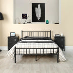 Marco de Cama de Metal Double 197x121cm