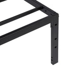Cama de Matrimonio Fácil Montaje Somier de Metal Somier de Metal Sin Cabecero Somier Antideslizante 190 X 140 cm