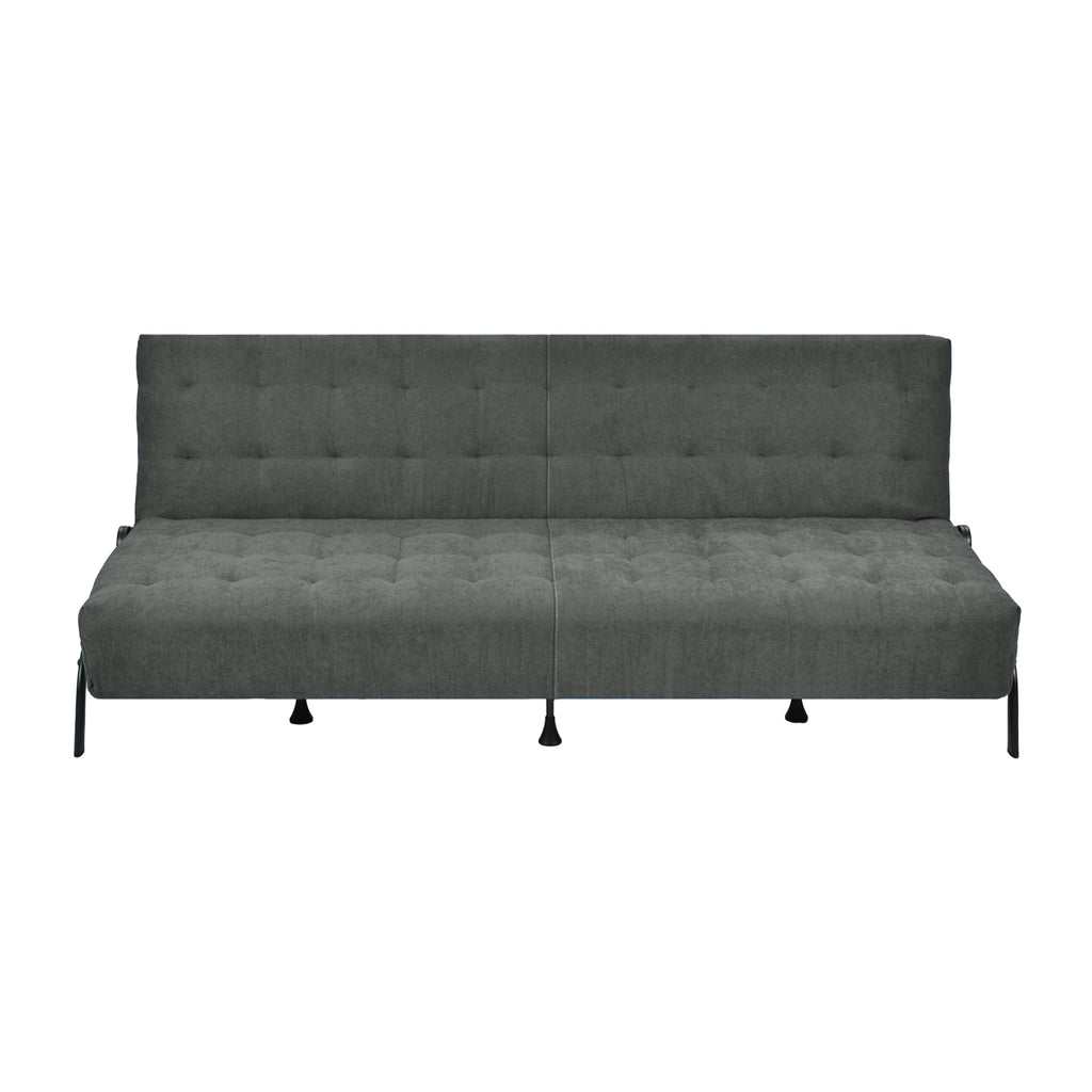 Sofá Cama Moderno con Muelles (Gris)