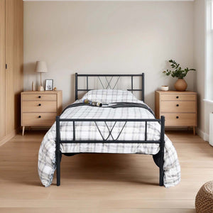 Base de Cama Individual de Metal