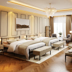 Estructura de Cama Doble de Metal Sin Colchón 197 X 141.5 cm