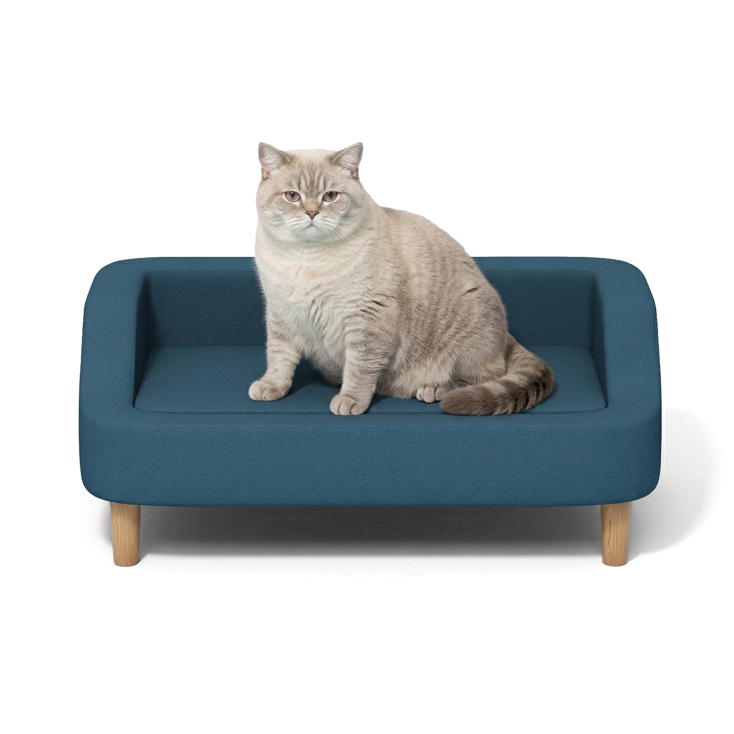 Sofá Recto Minimalista para Mascotas (Azul)