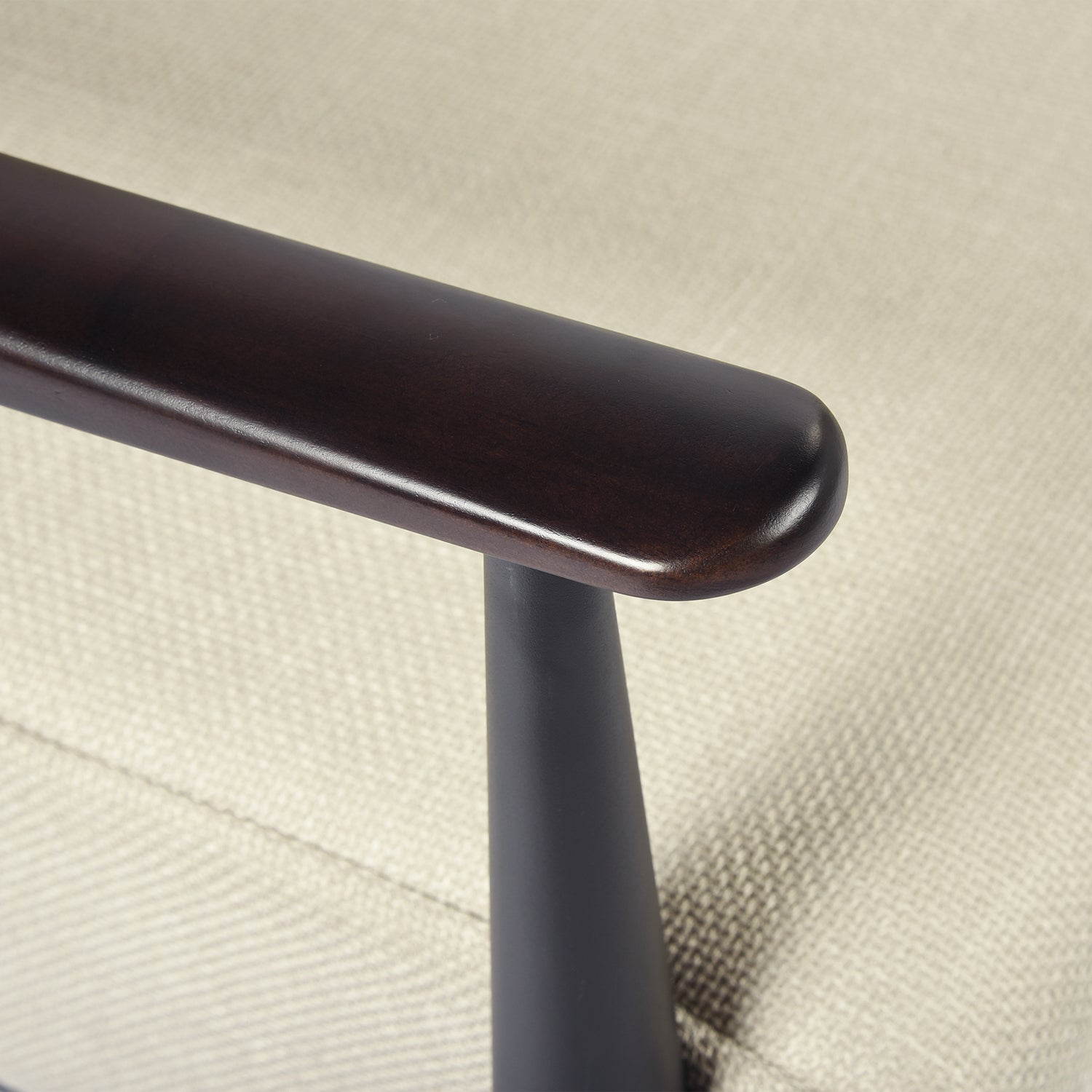 Sillón Individual de Pino Marrón Oscuro Spring