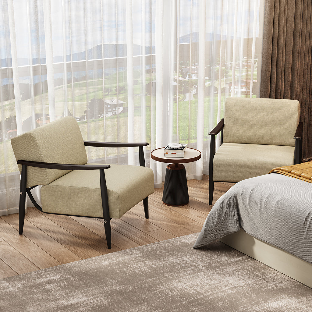 Sillón Individual de Pino Marrón Oscuro Spring