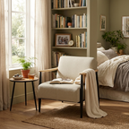 Sillón Individual de Pino Beige Spring