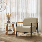 Sillón Individual de Pino Beige Spring