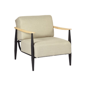 Sillón Individual de Pino Beige Spring