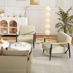 Sillón Individual de Pino Beige Spring