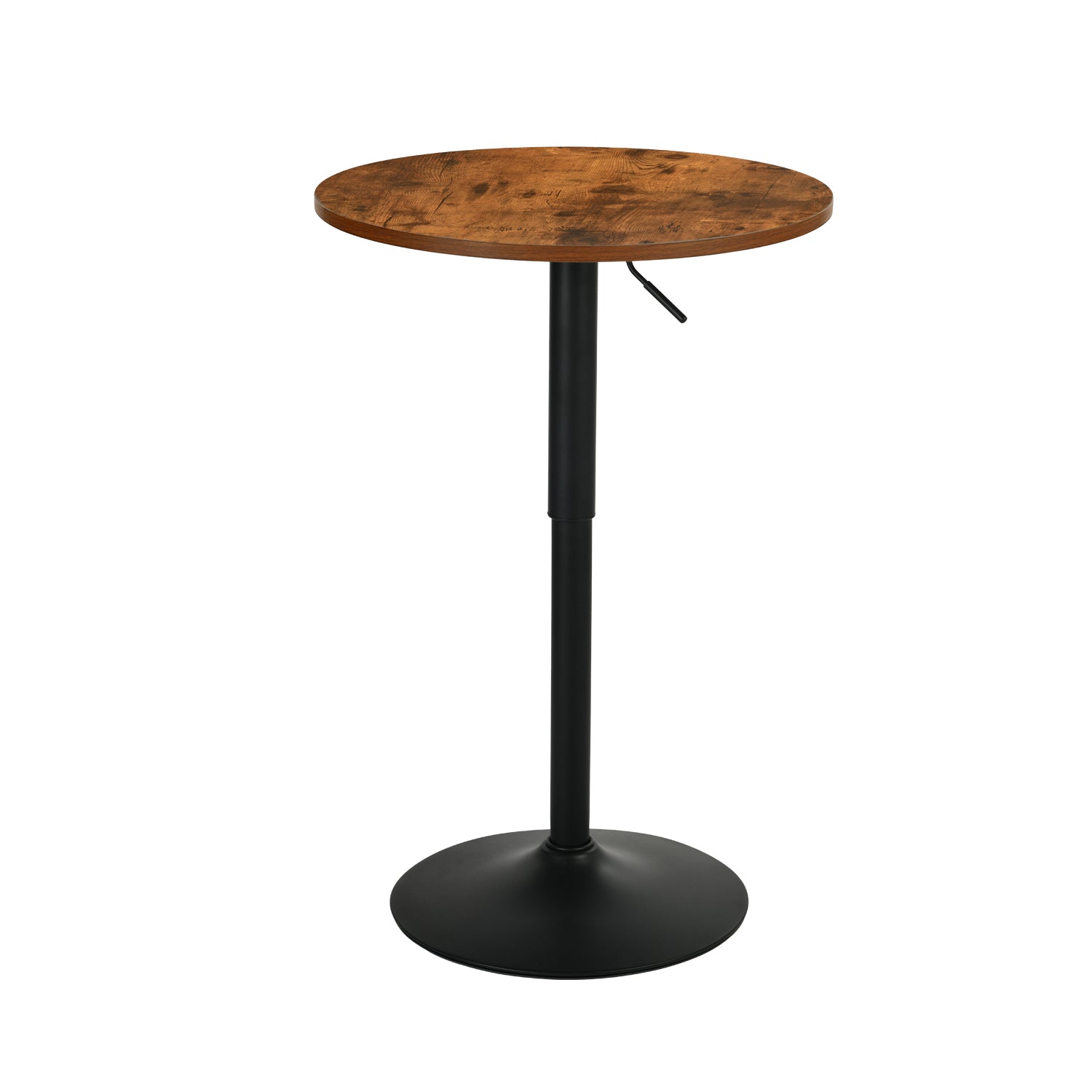 Mesa de Bar Redonda de 60 cm Altura Regulable (Vintage)