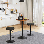 Mesa de Bar Redonda de 60 cm Altura Regulable (Vintage)