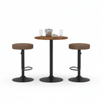 Conjunto de Mesa y Sillas de Bar Redondas Retro (Vintage)