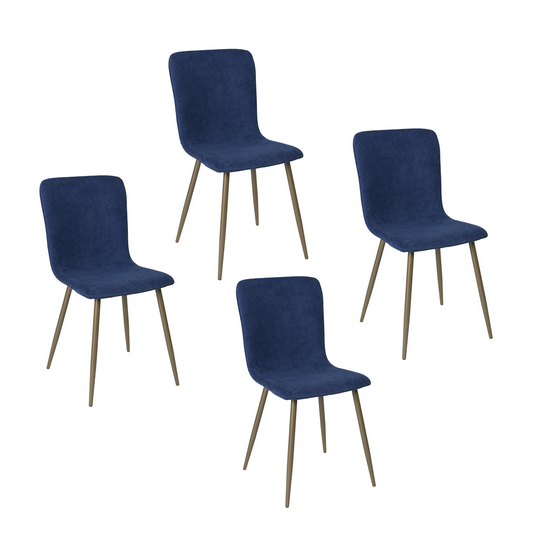 Azul Silla de Comedor