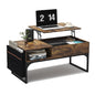 Mesa de Centro Elevable con Almacenamiento