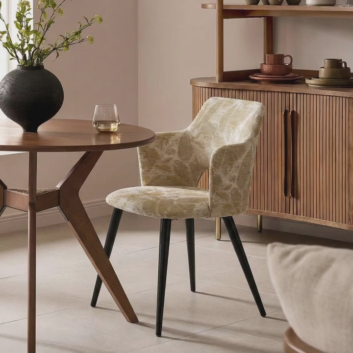 Cyber Homemake ● Silla de Comedor Moderna Estilo Nórdico con Brazos (2 piezas)