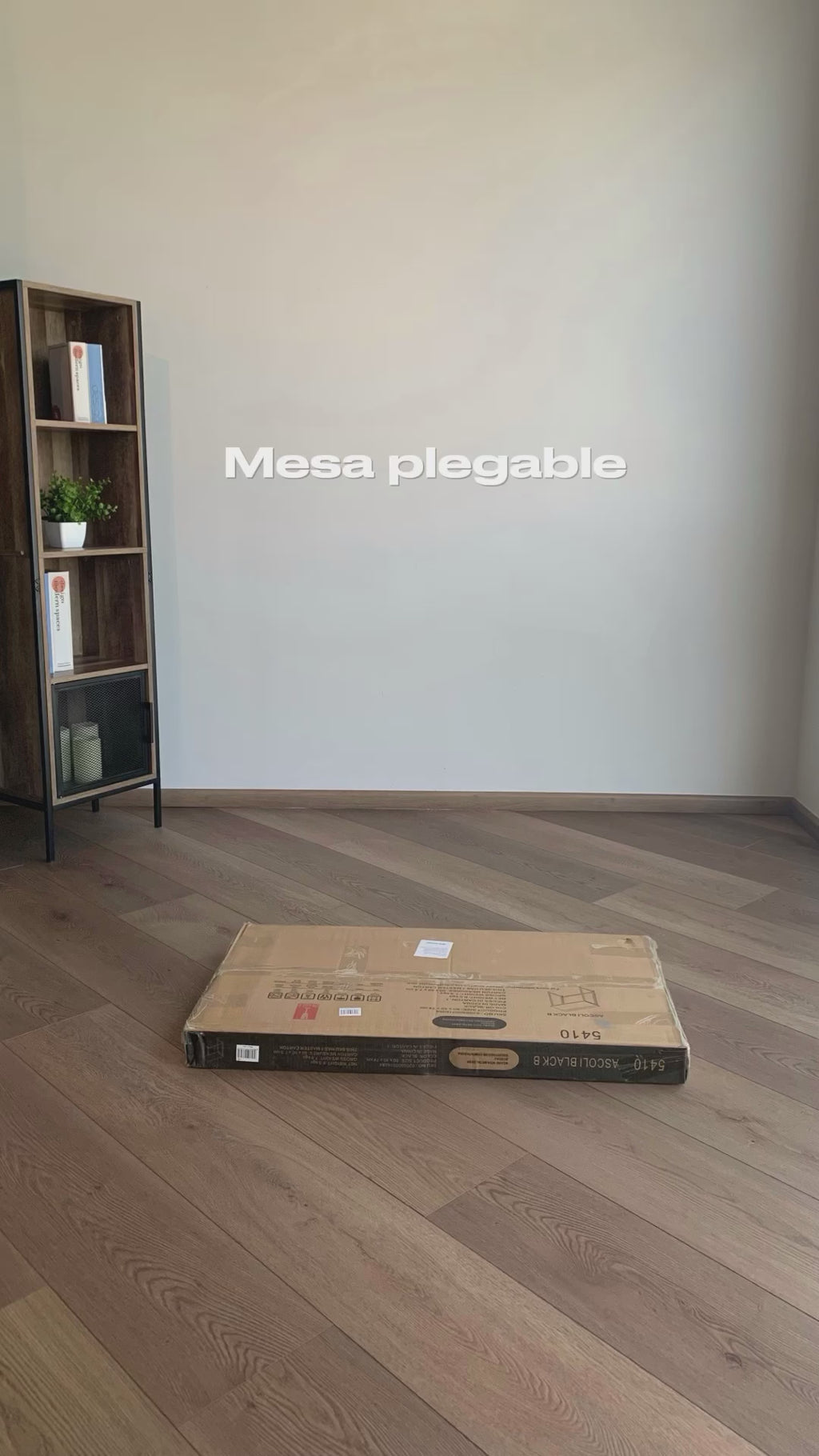 Mesa de Ordenador Plegable para El Hogar Ahorra Espacio 80 X 44 X 74 cm Negro
