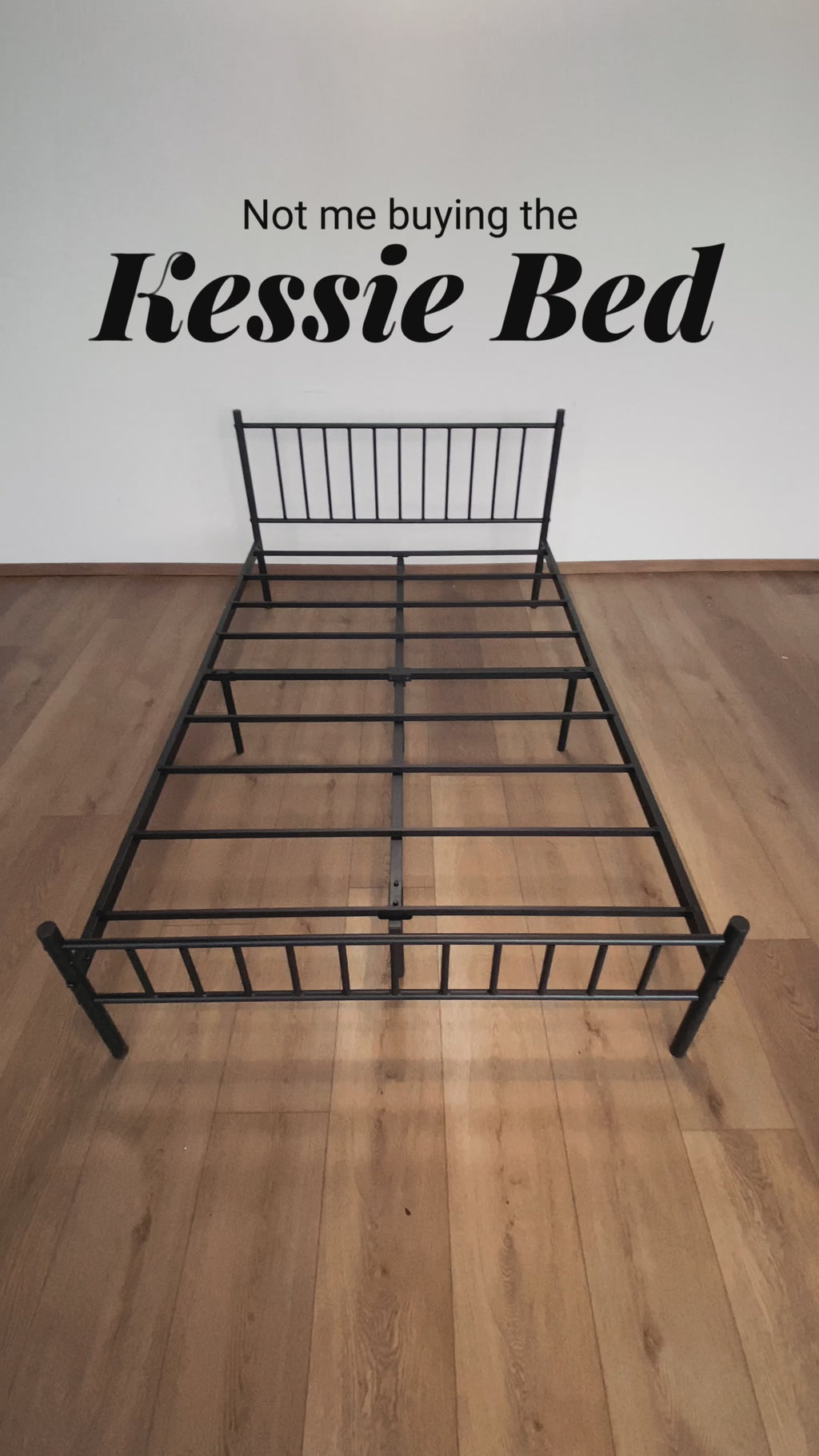 Marco de Cama de Metal Double 197x121cm