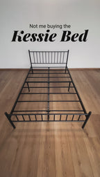 Marco de Cama de Metal Double 197x121cm