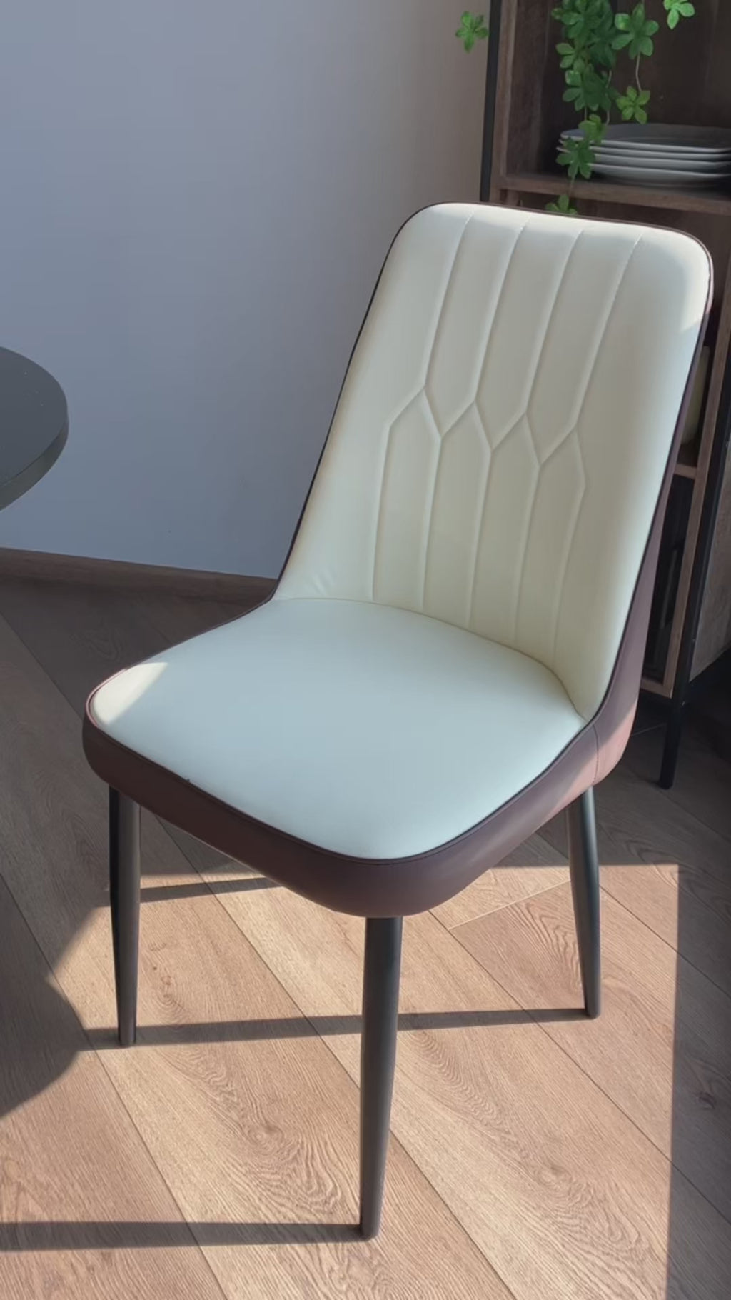 Sillas de Comedor Modernas y Cómodas de 2 Piezas para Comedor y Cocina Marrón