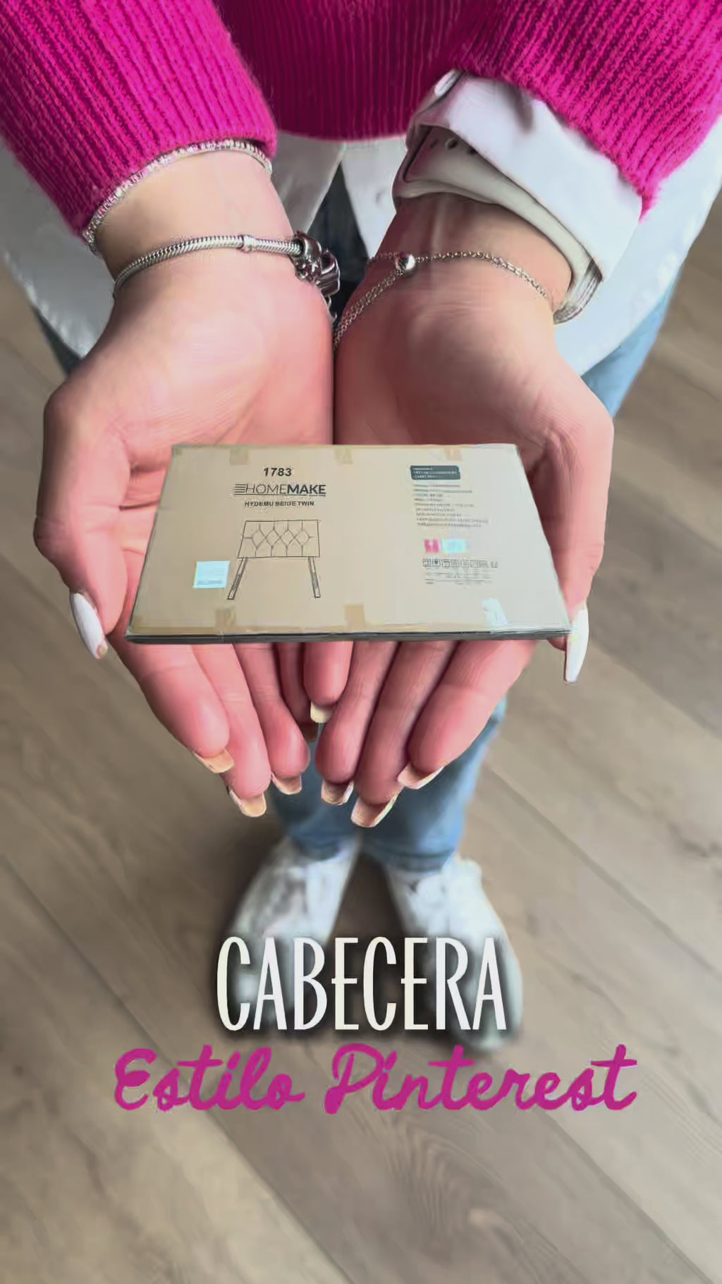 Cabecera de Cama Twin Tapizada con Altura Ajustable Patas de Madera Acolchada (Gris)