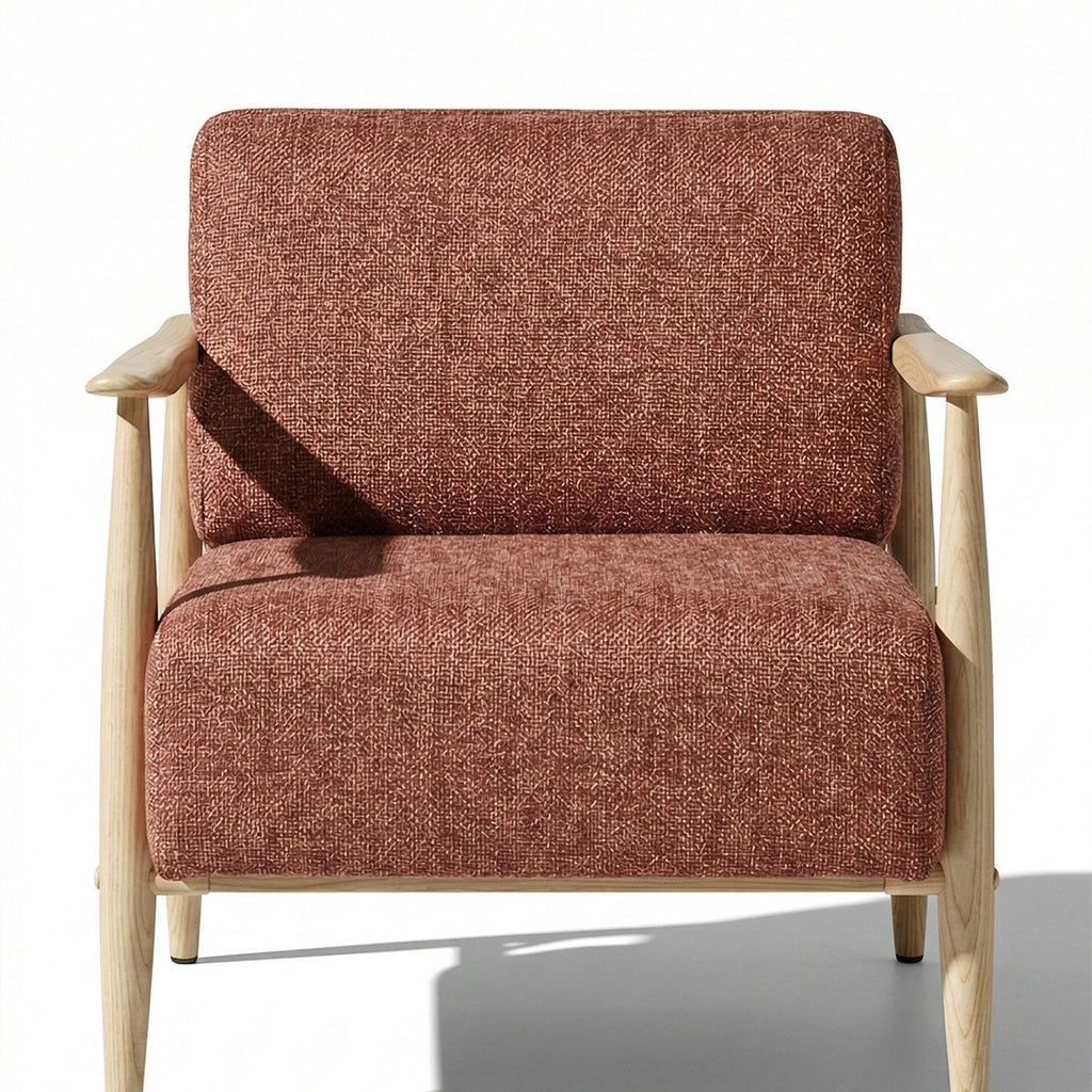 Cyber Homemake ● Sillón de Diseño Moderno con Respaldo de Asiento con Sistema de Muelles (Rosa)