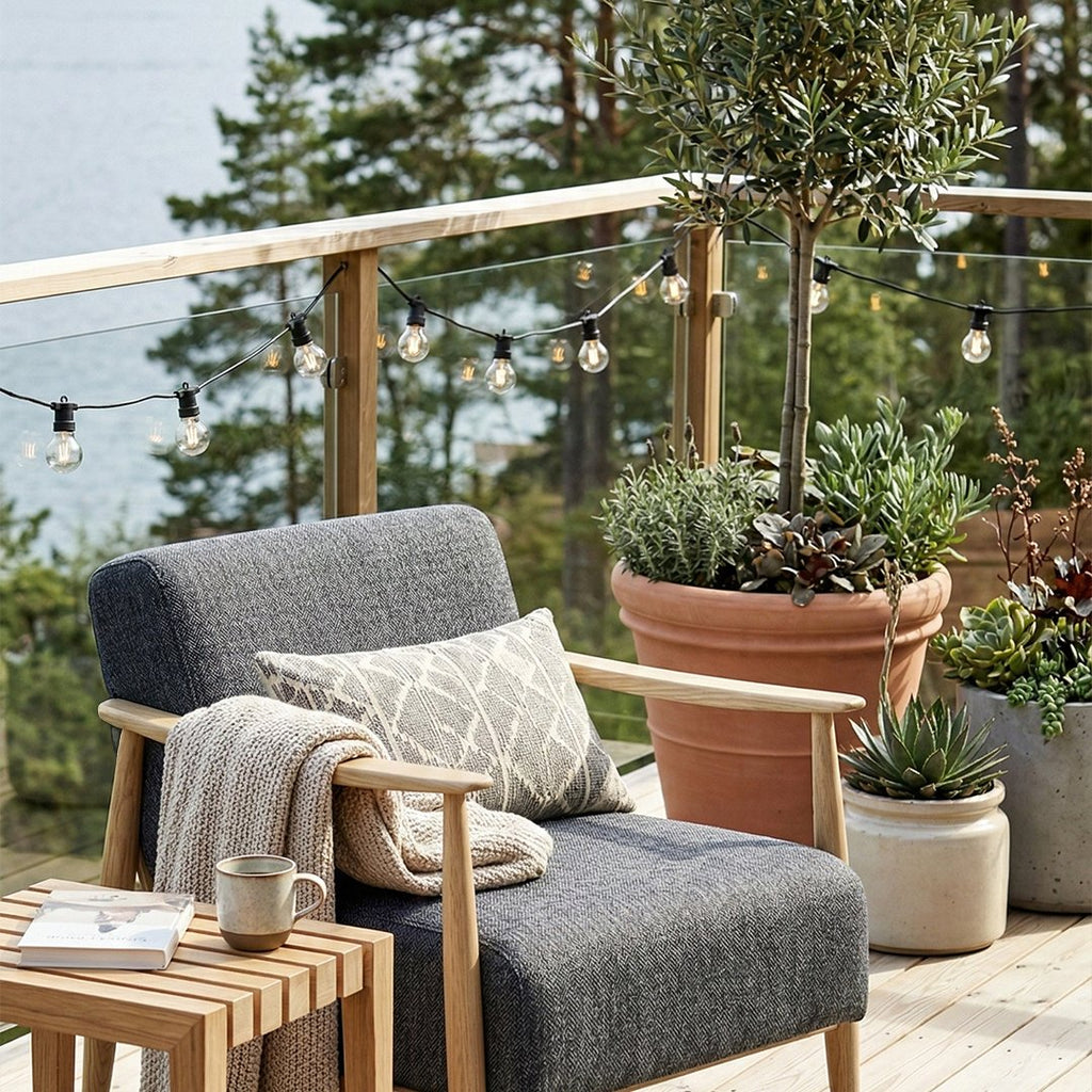 Cyber Homemake ● Sillón de Diseño Moderno con Respaldo de Asiento con Sistema de Muelles (Gris)