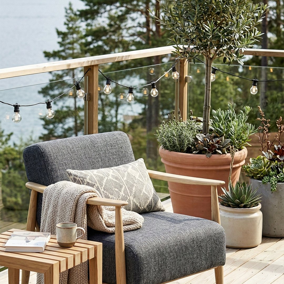 Cyber Homemake ● Sillón de Diseño Moderno con Respaldo de Asiento con Sistema de Muelles (Gris)
