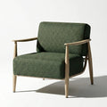 Cyber Homemake ● Sillón de Diseño Moderno con Respaldo de Asiento con Sistema de Muelles (Verde)