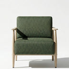 Cyber Homemake ● Sillón de Diseño Moderno con Respaldo de Asiento con Sistema de Muelles (Verde)